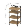 4-Tier Bedside Organizer Table
