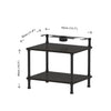 2-Tier Bedside Organizer Table